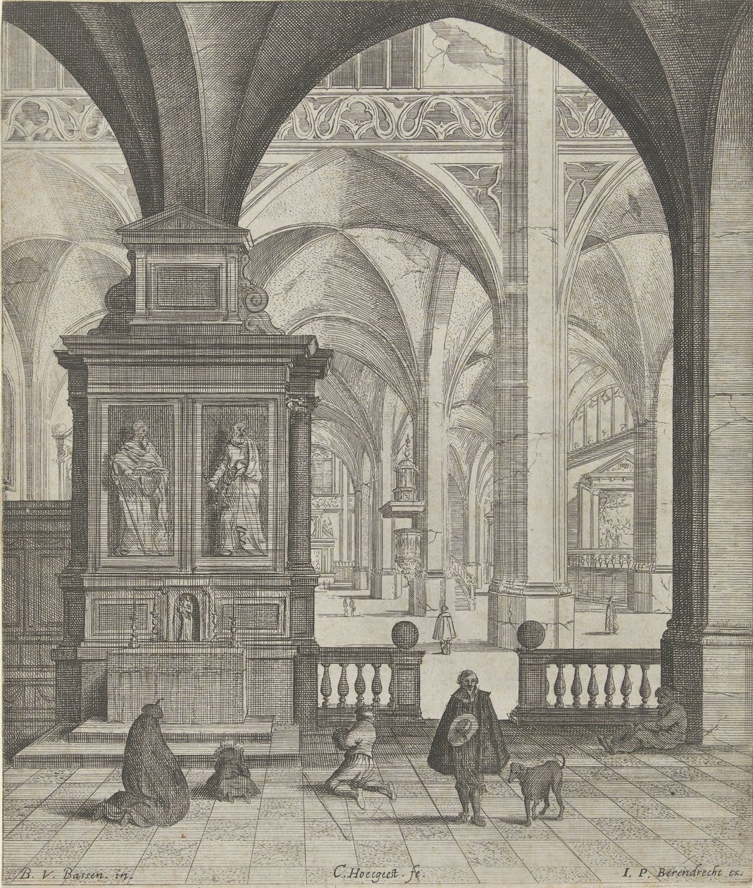 Kerkinterieur de Gerard Houckgeest