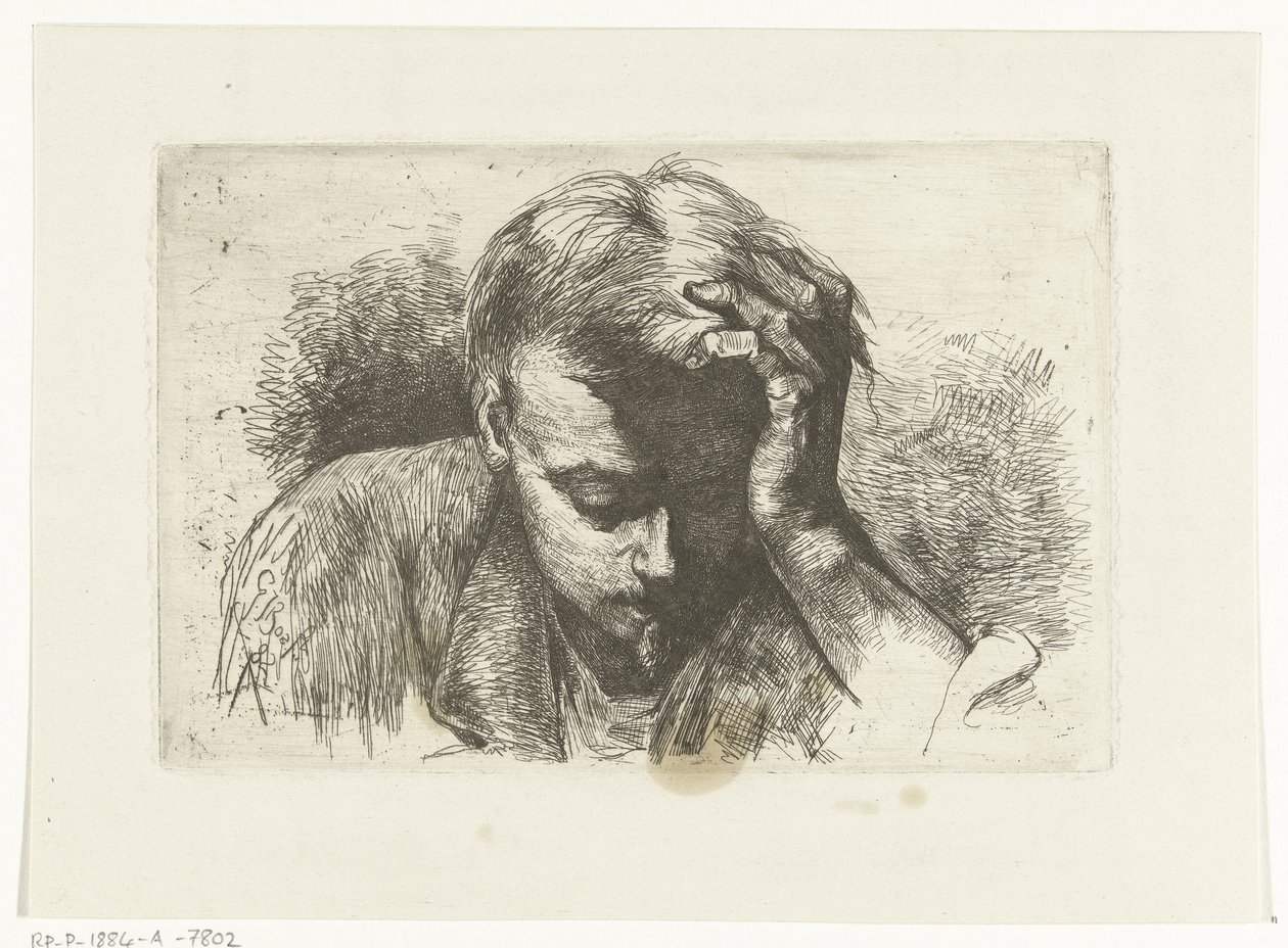 Auto retrato de Gerard Jan Bos