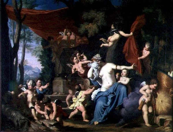 Venus Llorando a Adonis de Gerard de Lairesse