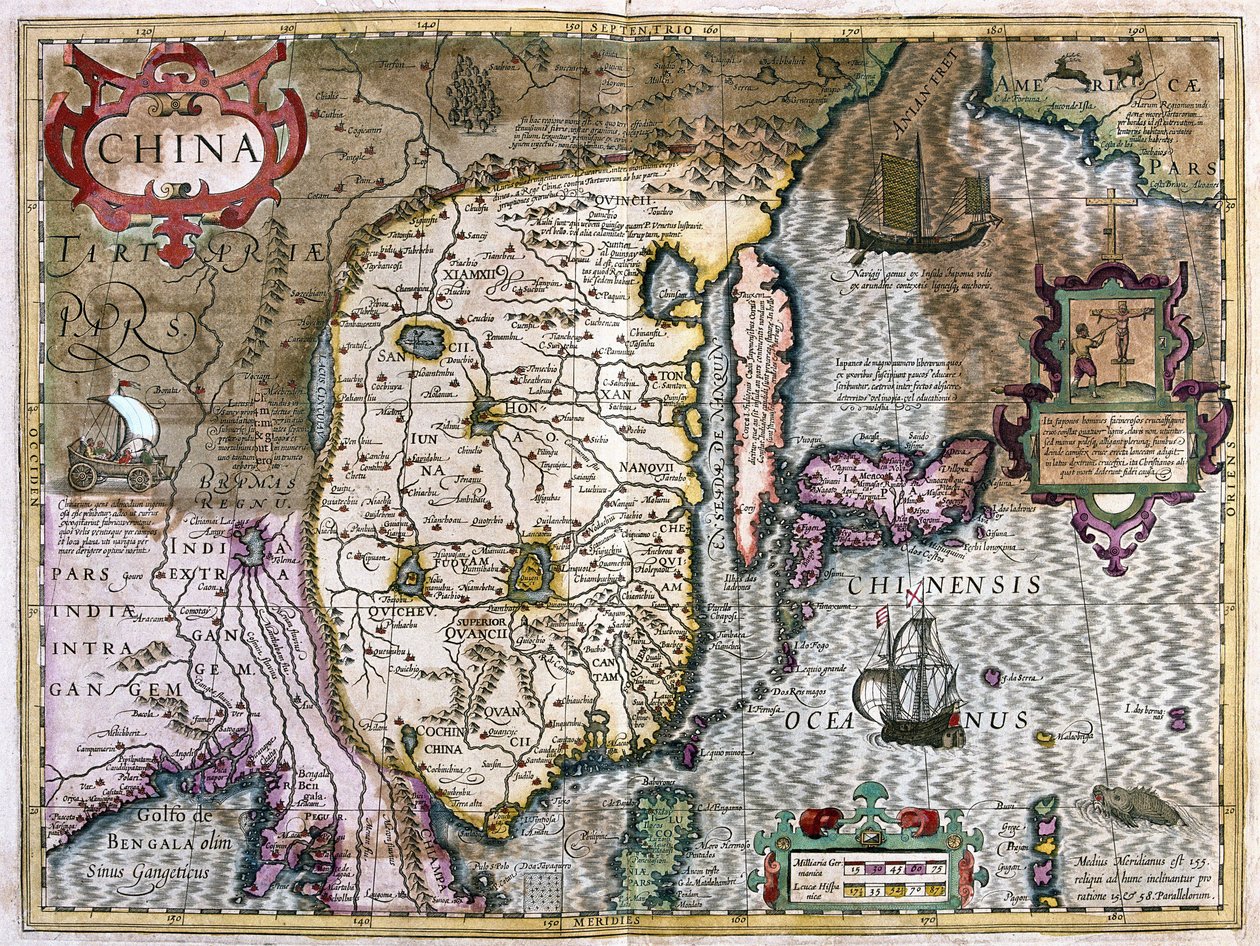 China de Gerardus Mercator