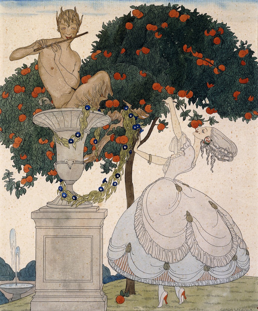 Tentación de Gerda Marie Frederike Wegener
