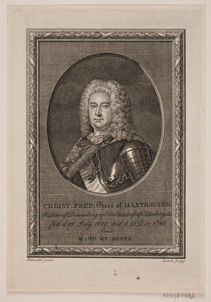 Christian Frederik, conde de Haxthausen de Gerhard Ludvig Lahde