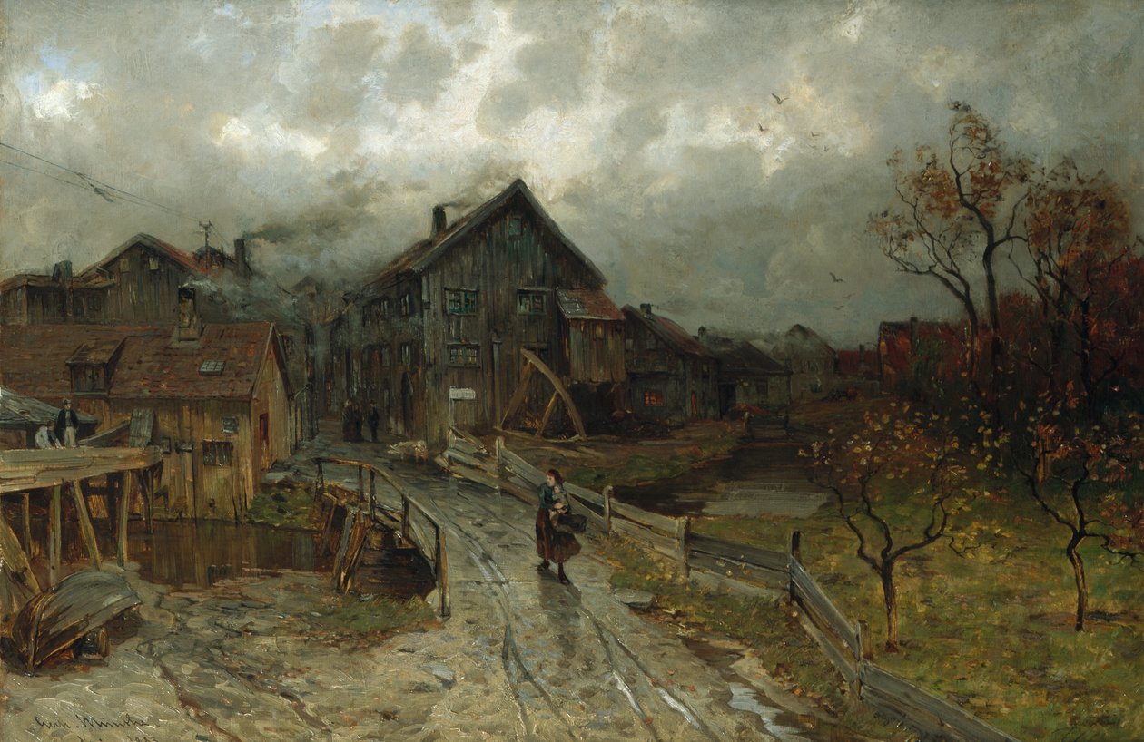 Nybro, Akerselva de Gerhard Peter Frantz Vilhelm Munthe