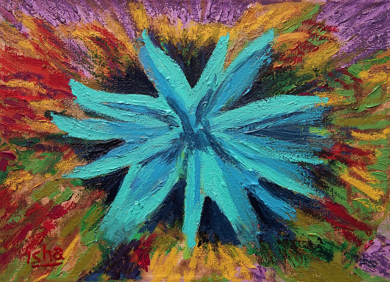 Agave azul, 20018 (óleo sobre lienzo) de Gerhardt Isringhaus