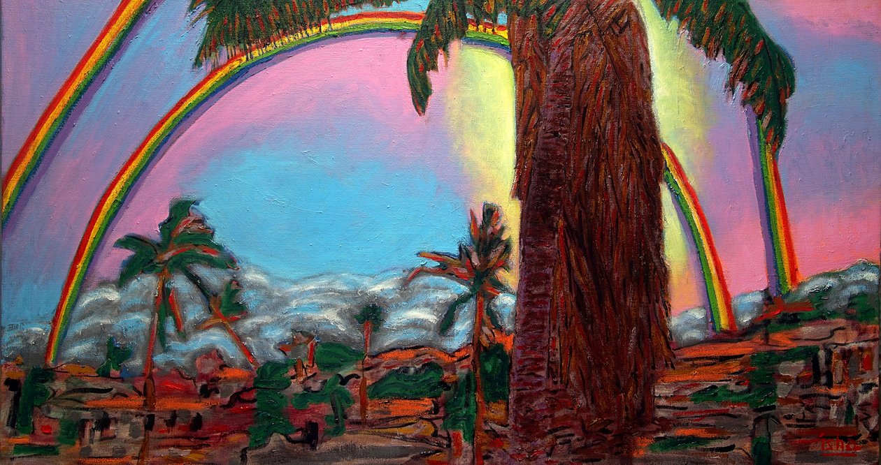 Cabo Rainbow, 2020 (óleo sobre lienzo) de Gerhardt Isringhaus