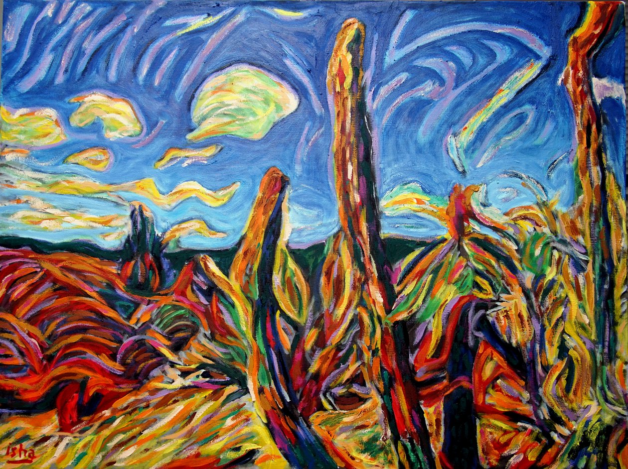 Cape Winds, 2022 (óleo sobre lienzo) de Gerhardt Isringhaus