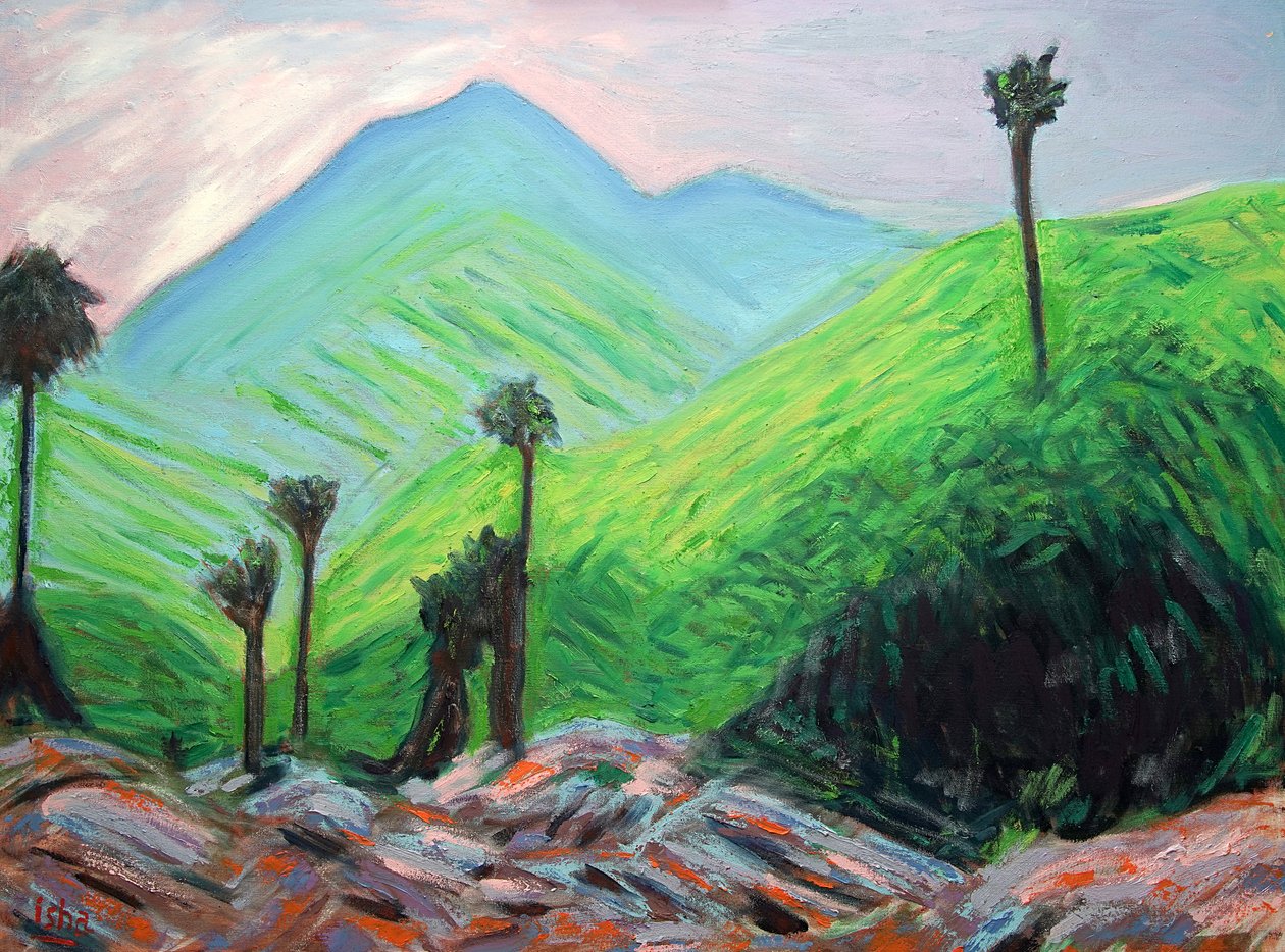 Oasis I, 2020 (óleo sobre lienzo) de Gerhardt Isringhaus