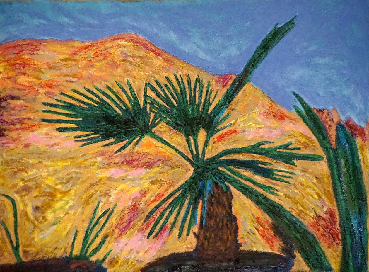 Porche de Palma,2017 (óleo sobre lienzo) de Gerhardt Isringhaus