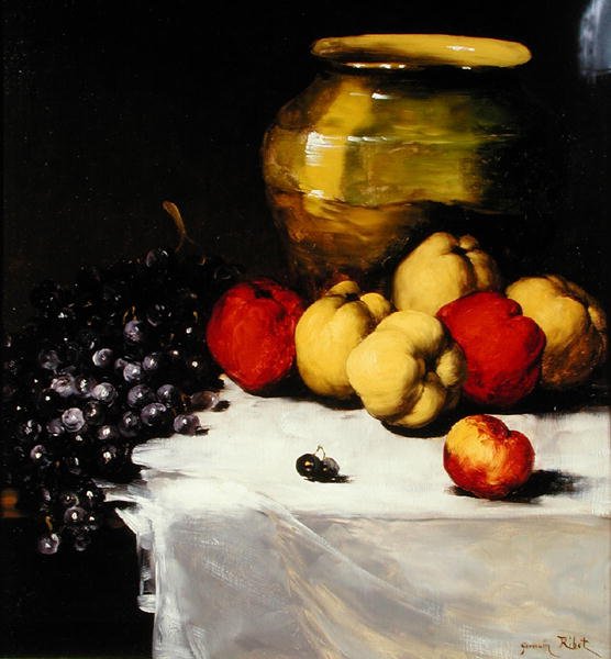Bodegón de frutas de Germain Ribot
