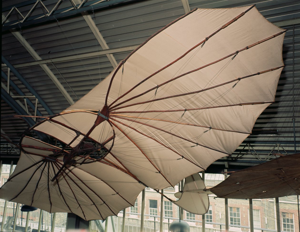 Planeador hecho para Otto Lilienthal (1848-96) c.1891 de German School