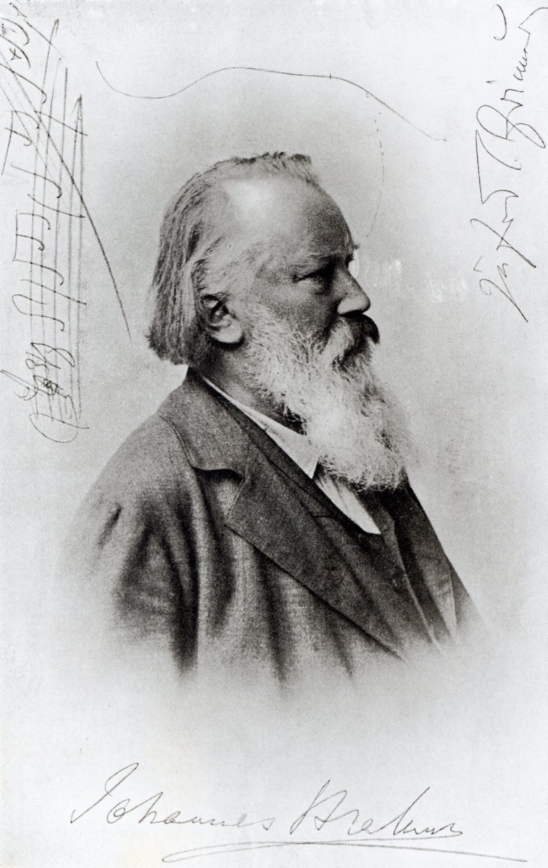 Johannes Brahms (1833-97) de German School
