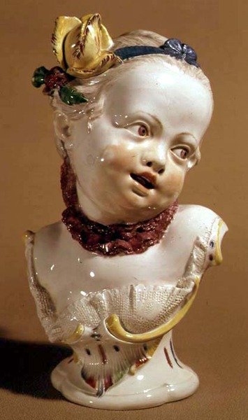 Busto de una niña de Nymphenberg, c.1761 de German School