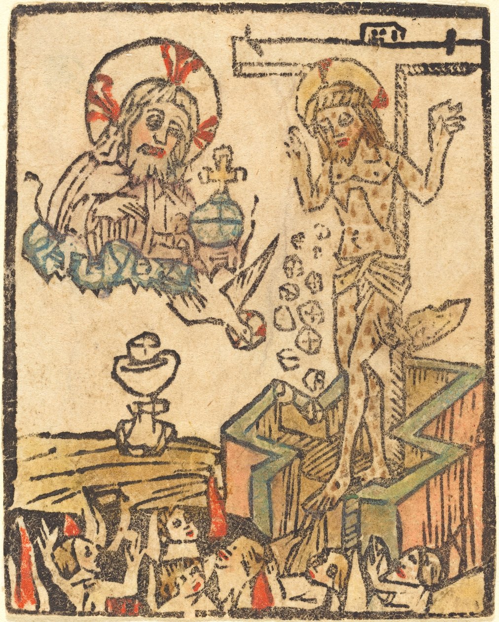Alegoría de la Eucaristía de German 15th Century