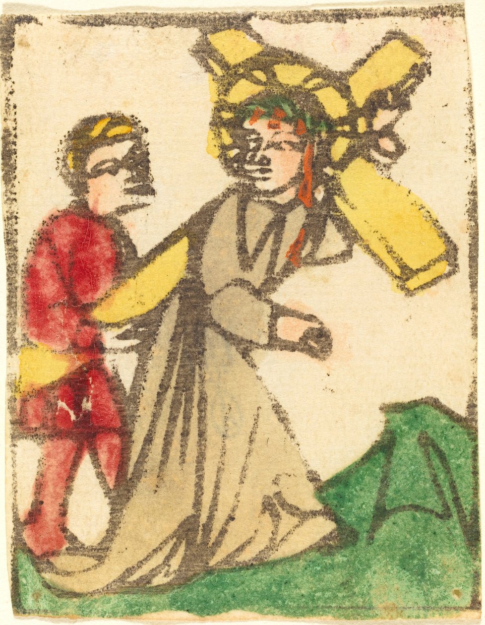 Cristo llevando la cruz de German 15th Century