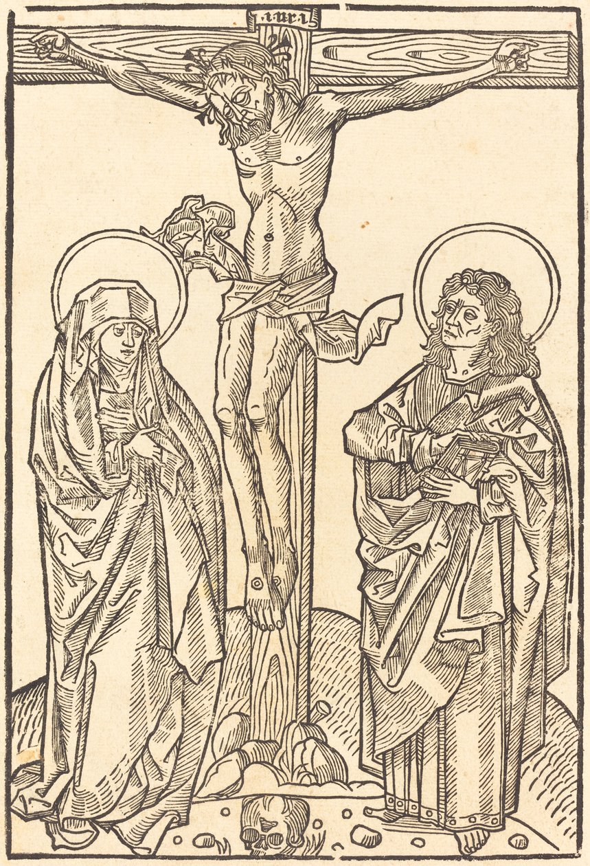 Cristo en la Cruz de German 15th Century