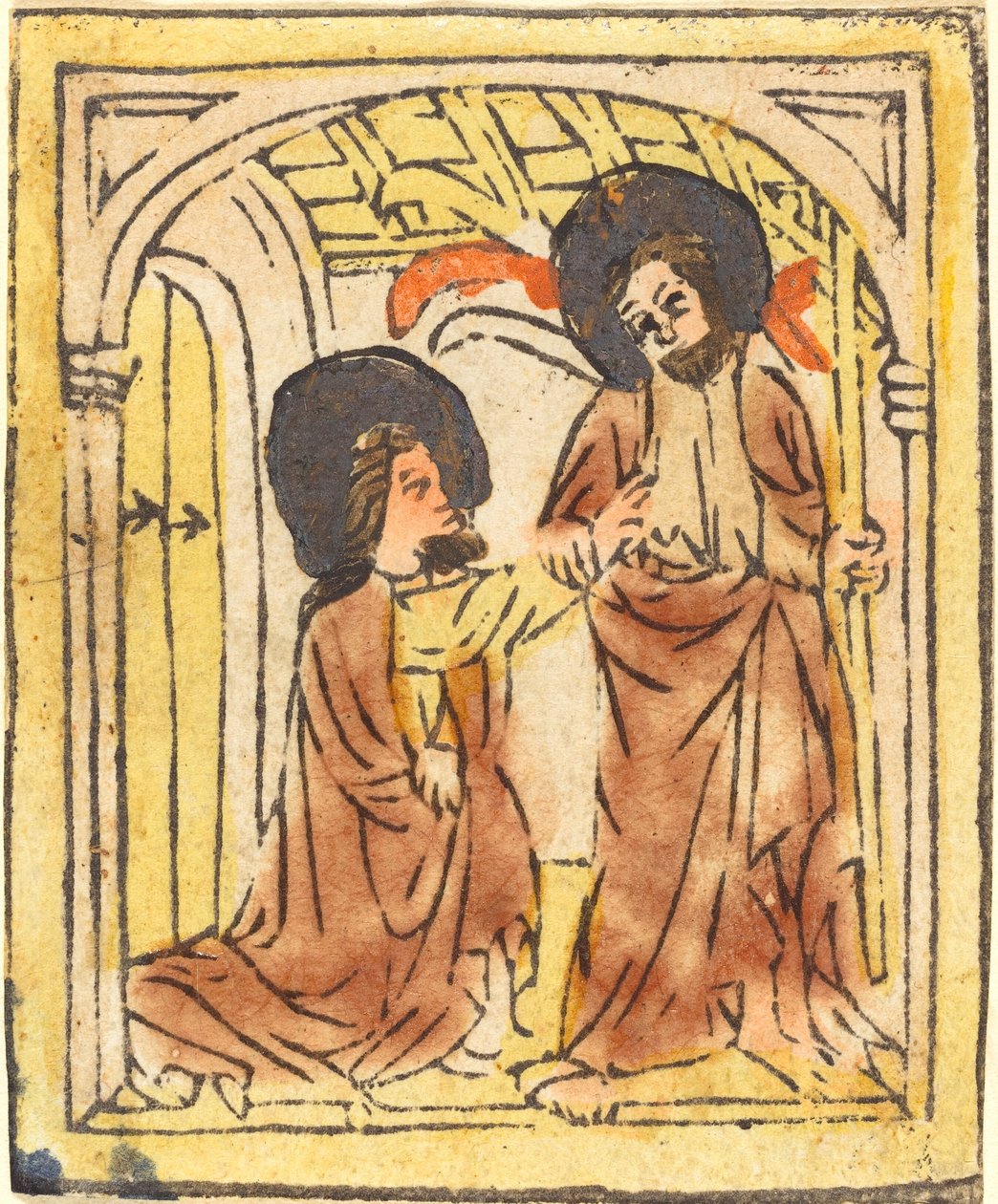 Santo Tomás Dudando de German 15th Century