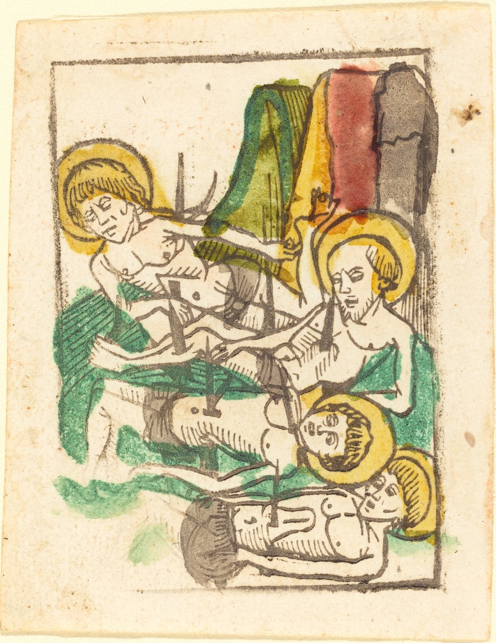 Cuatro Mártires - San Acacio de German 15th Century