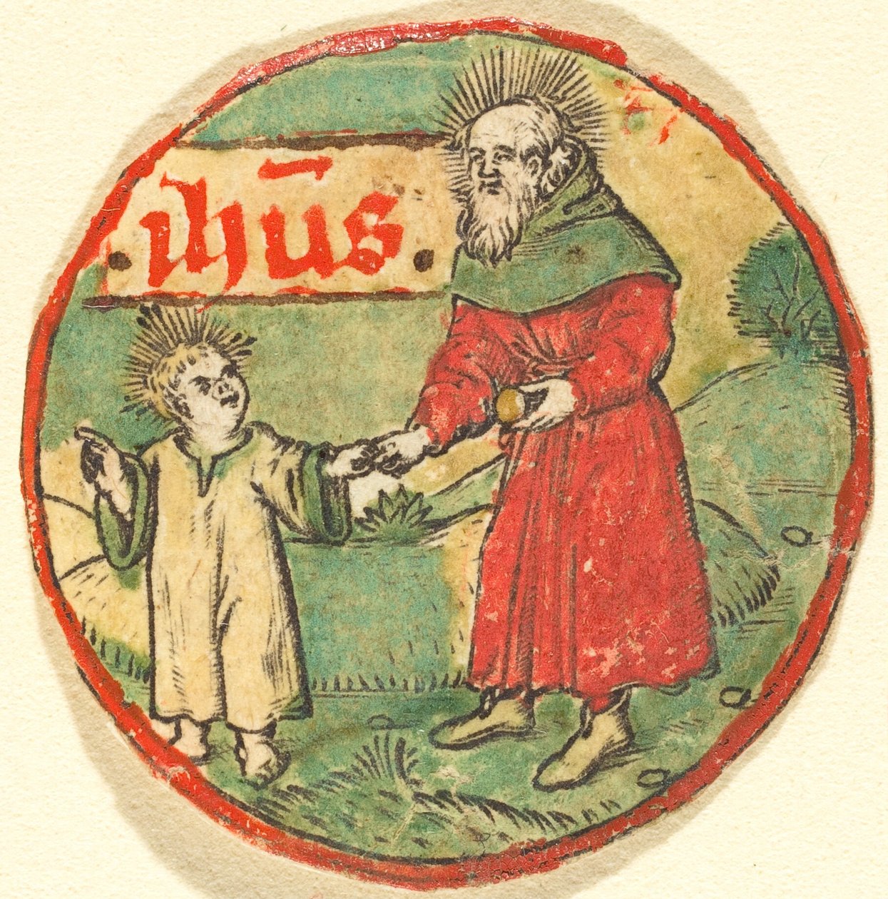 José y el Niño Jesús de German 15th Century