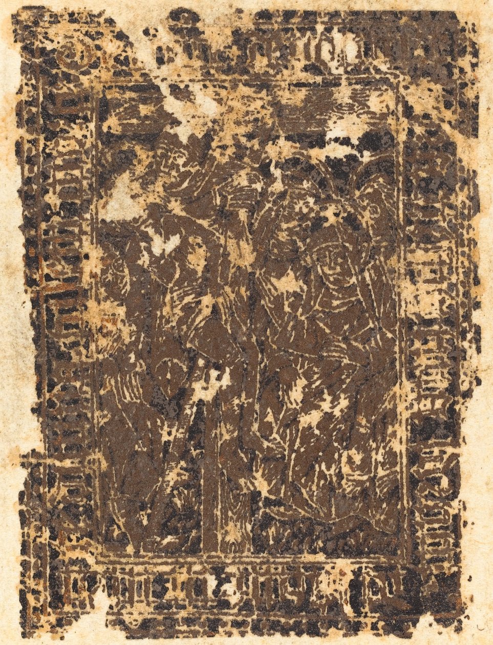 El Descendimiento de la Cruz de German 15th Century