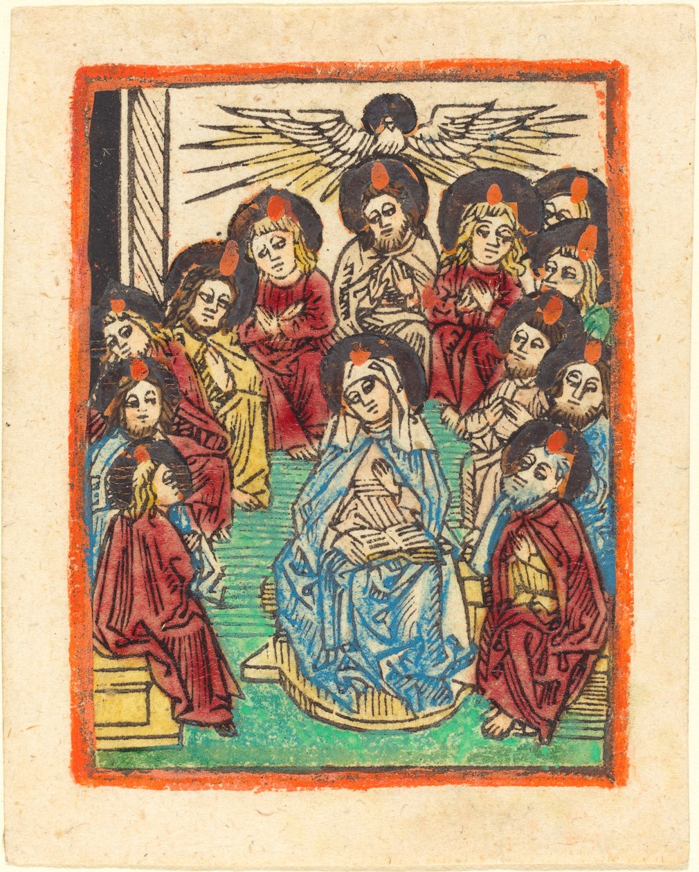 El Descenso del Espíritu Santo de German 15th Century