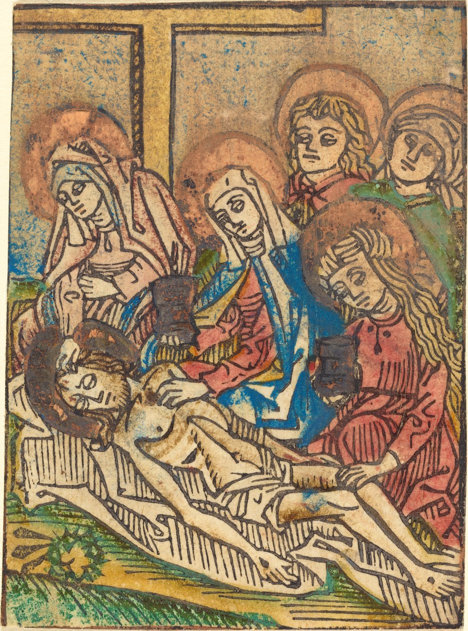 El Embalsamamiento de Cristo de German 15th Century