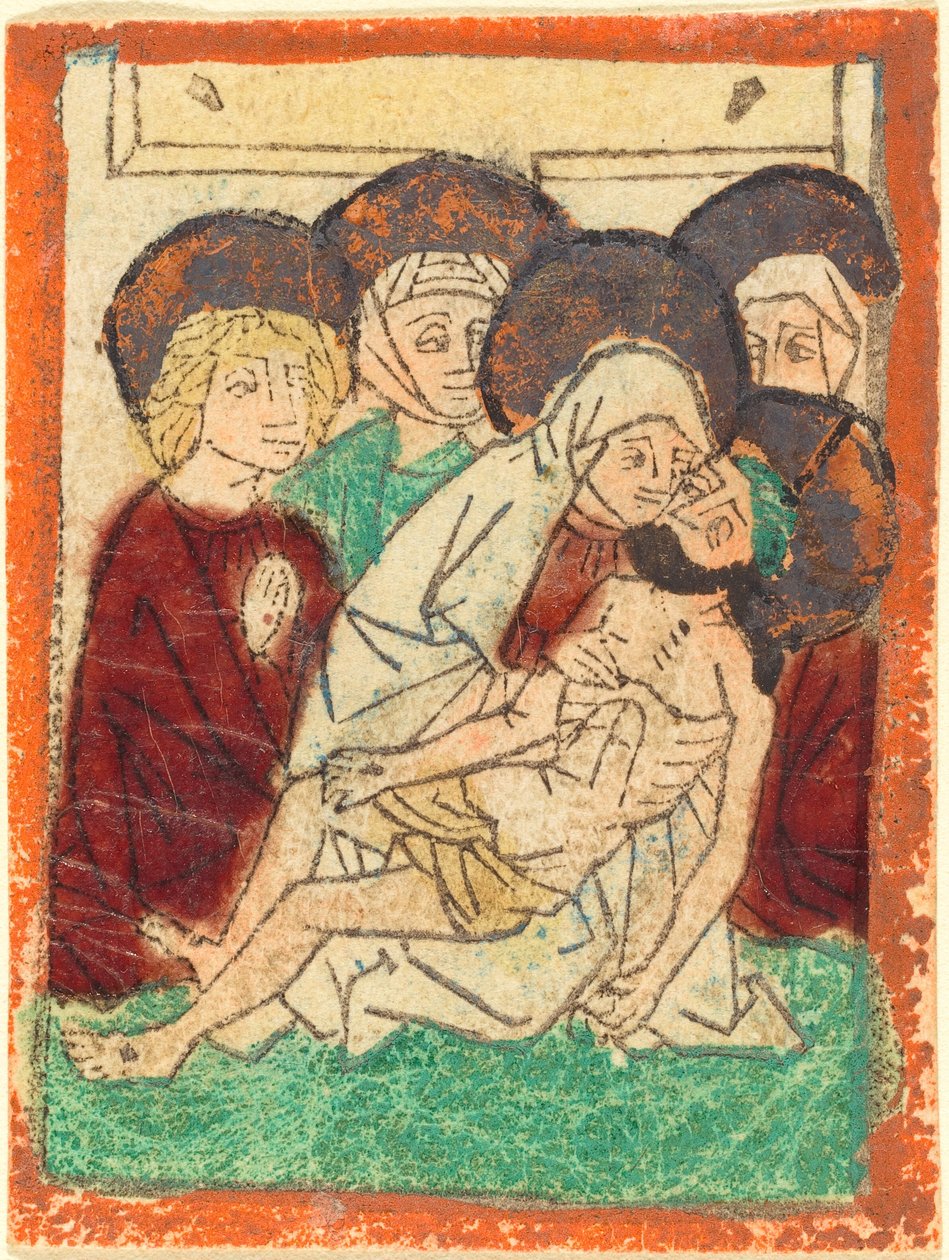 La lamentación de German 15th Century