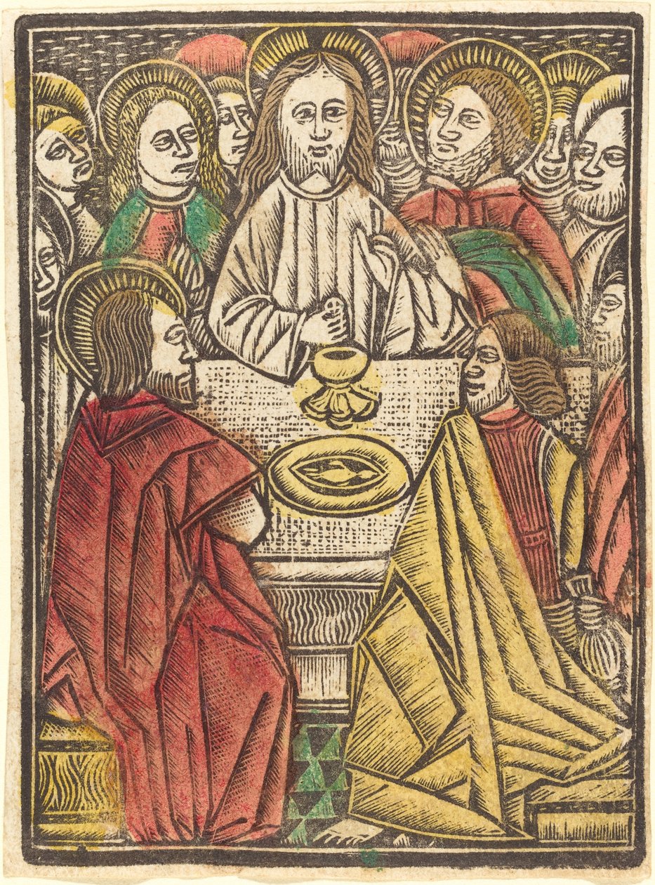 La Última Cena de German 15th Century