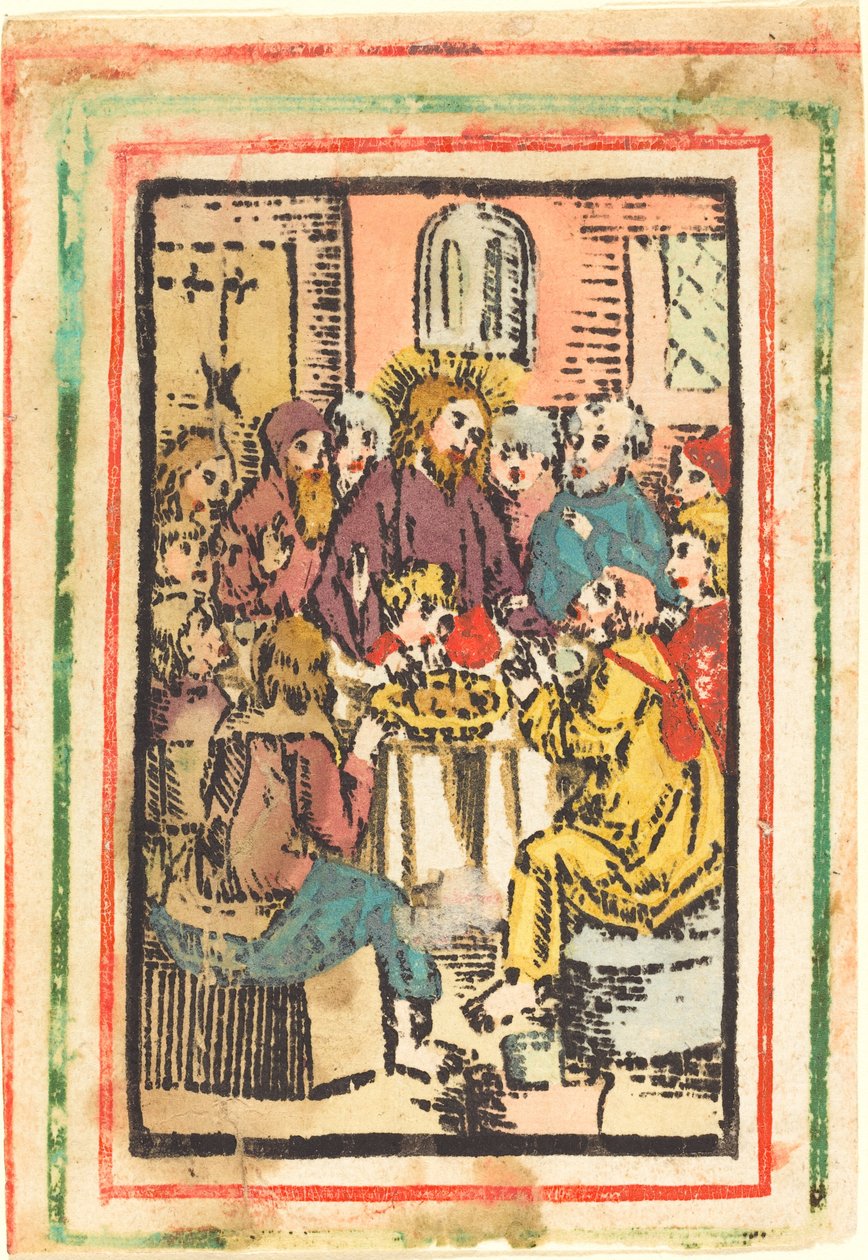 La Última Cena de German 15th Century