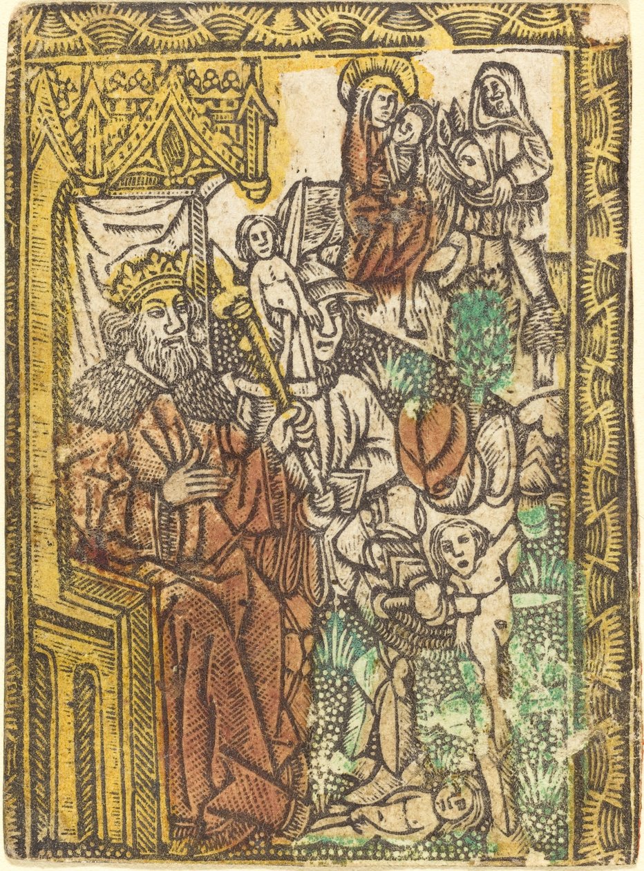 La masacre de los inocentes de German 15th Century