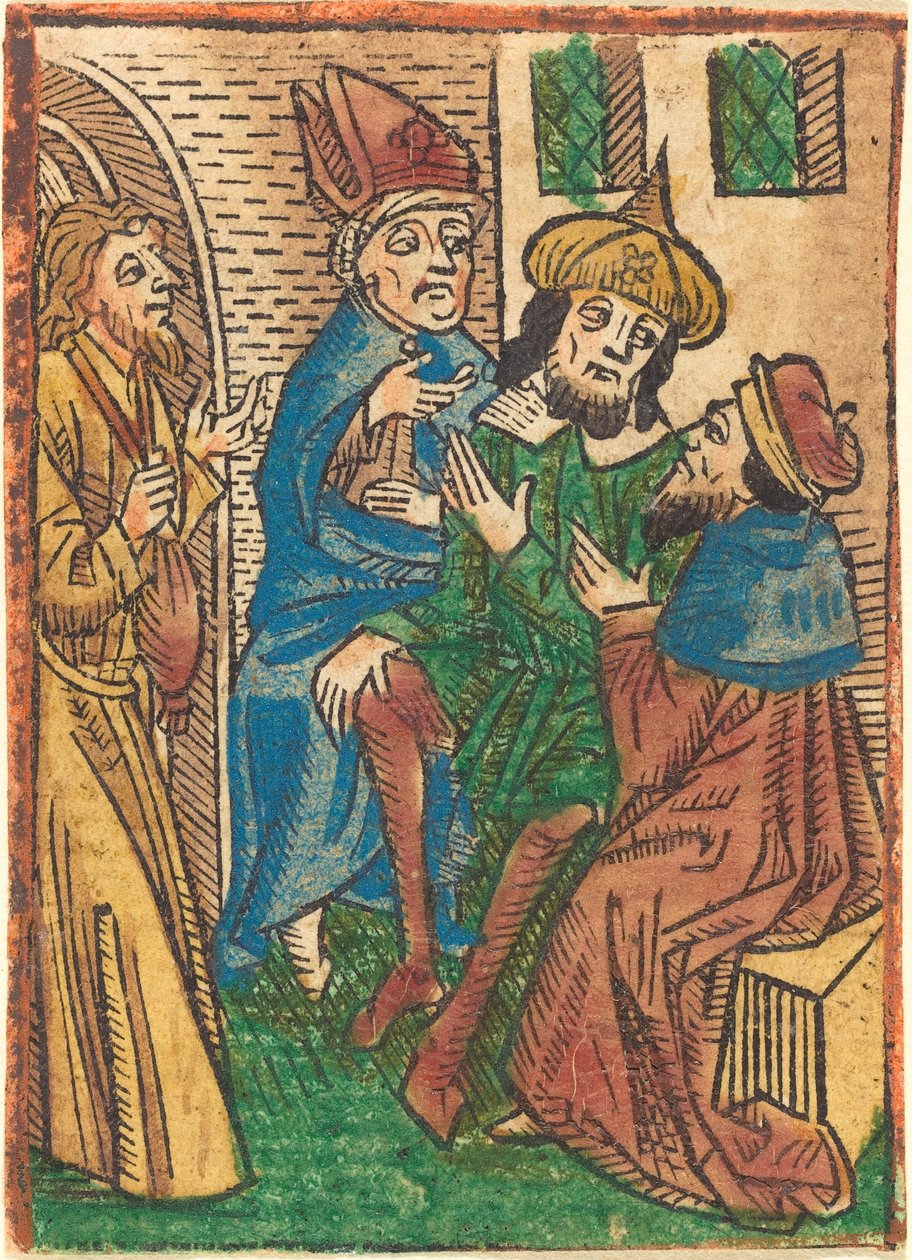 La Traición de Judas de German 15th Century