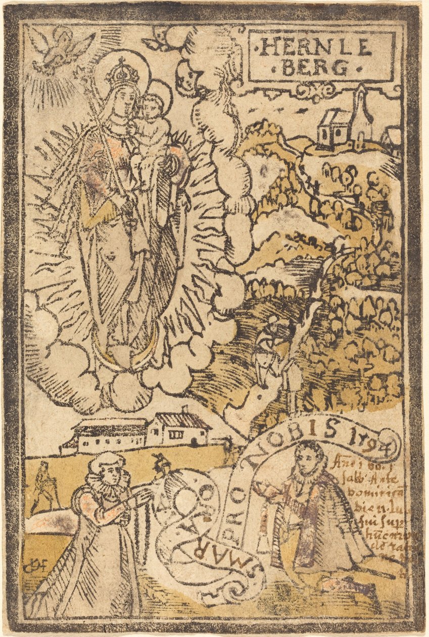 Madonna de Hernleberg de German 16th Century
