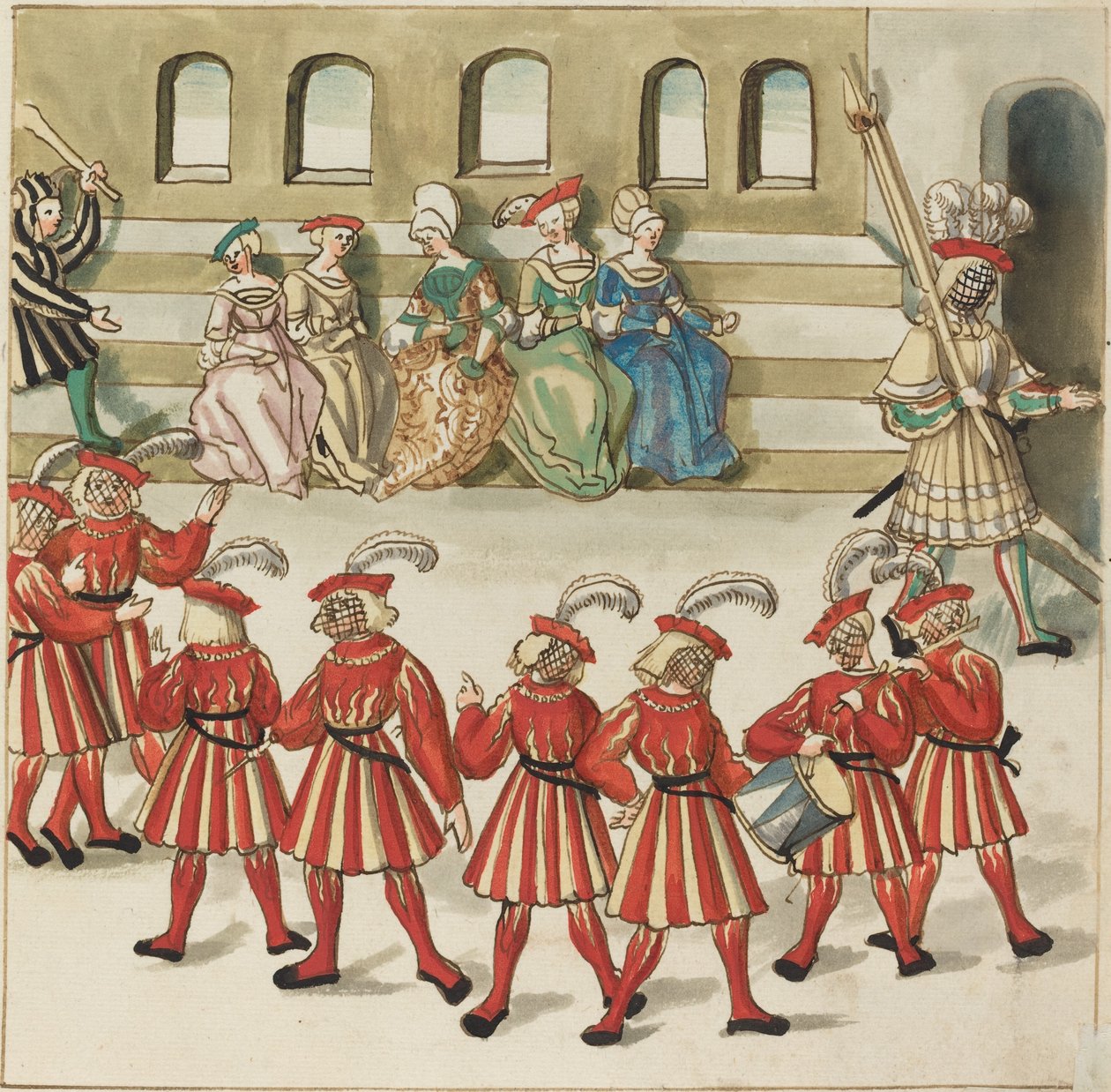Mascarada de German 16th Century