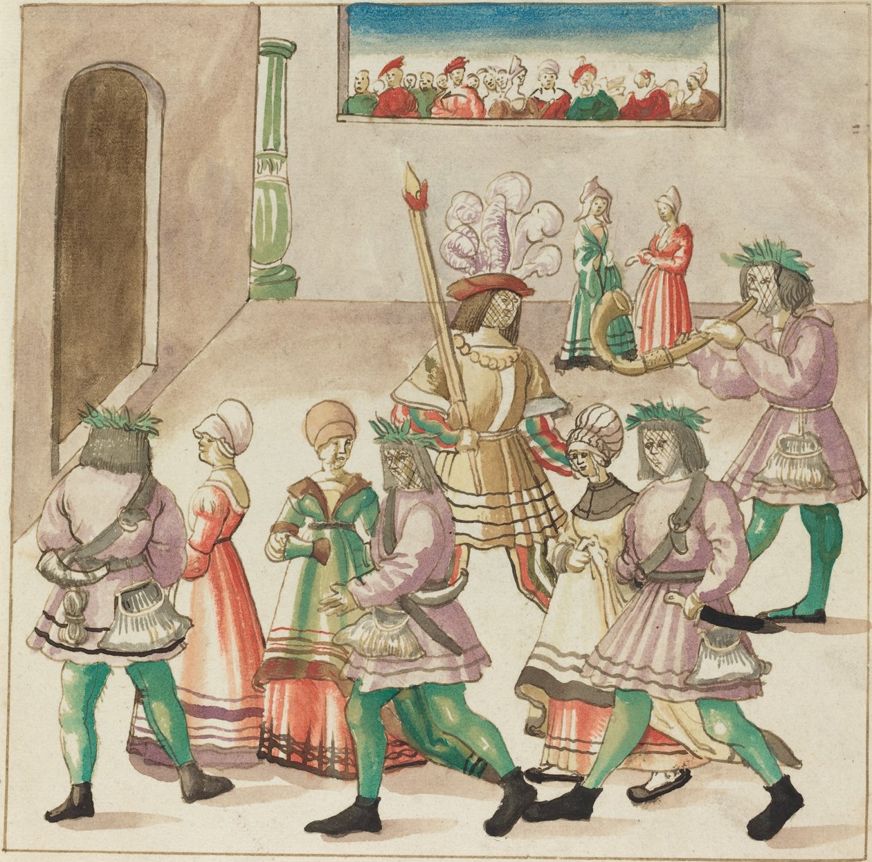 Mascarada de German 16th Century