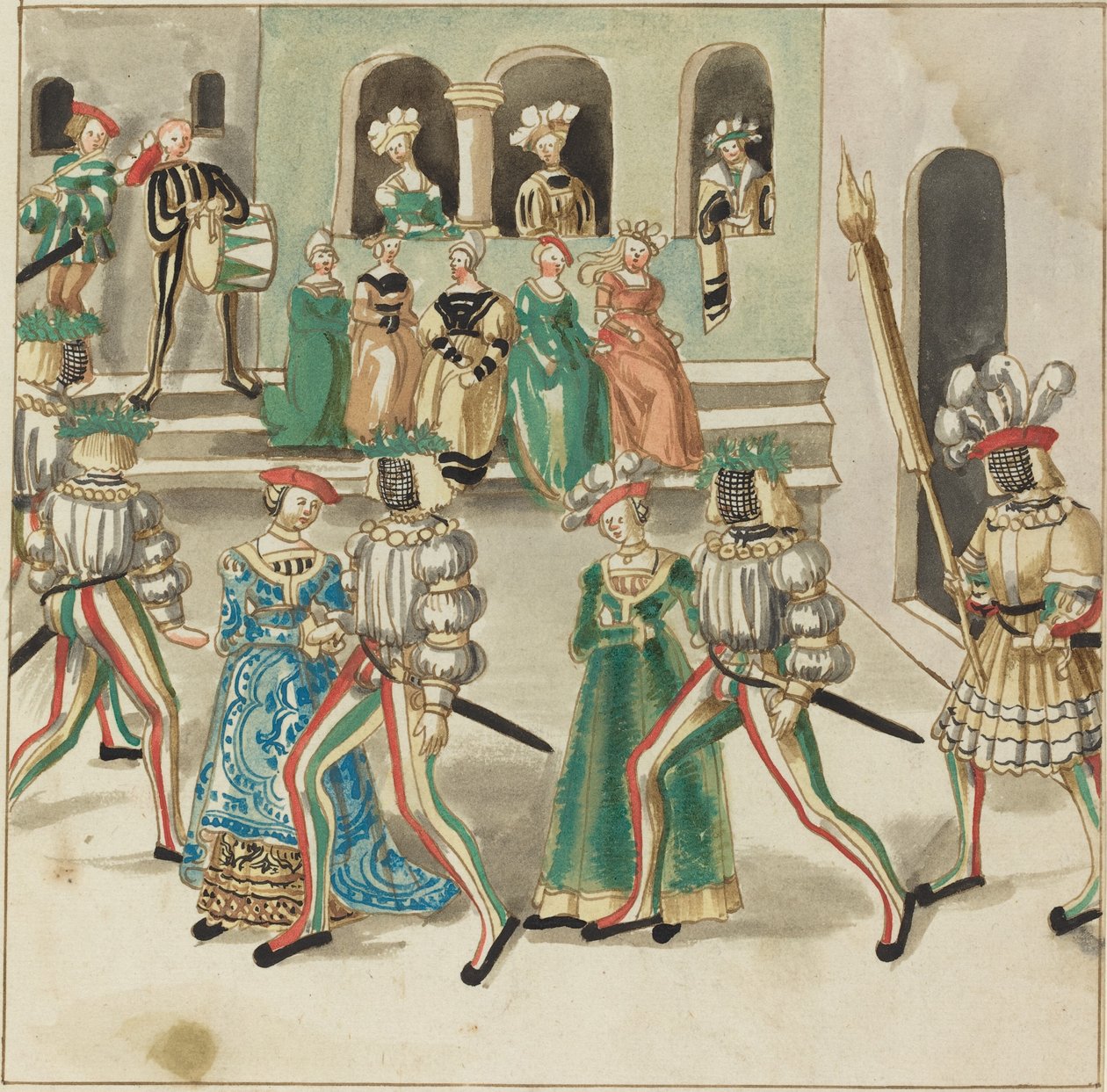Mascarada de German 16th Century
