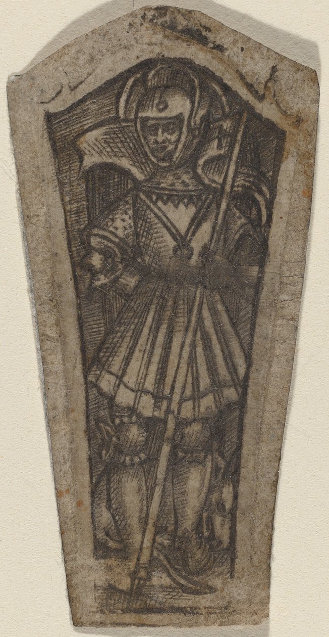 San Jorge a pie de German 16th Century