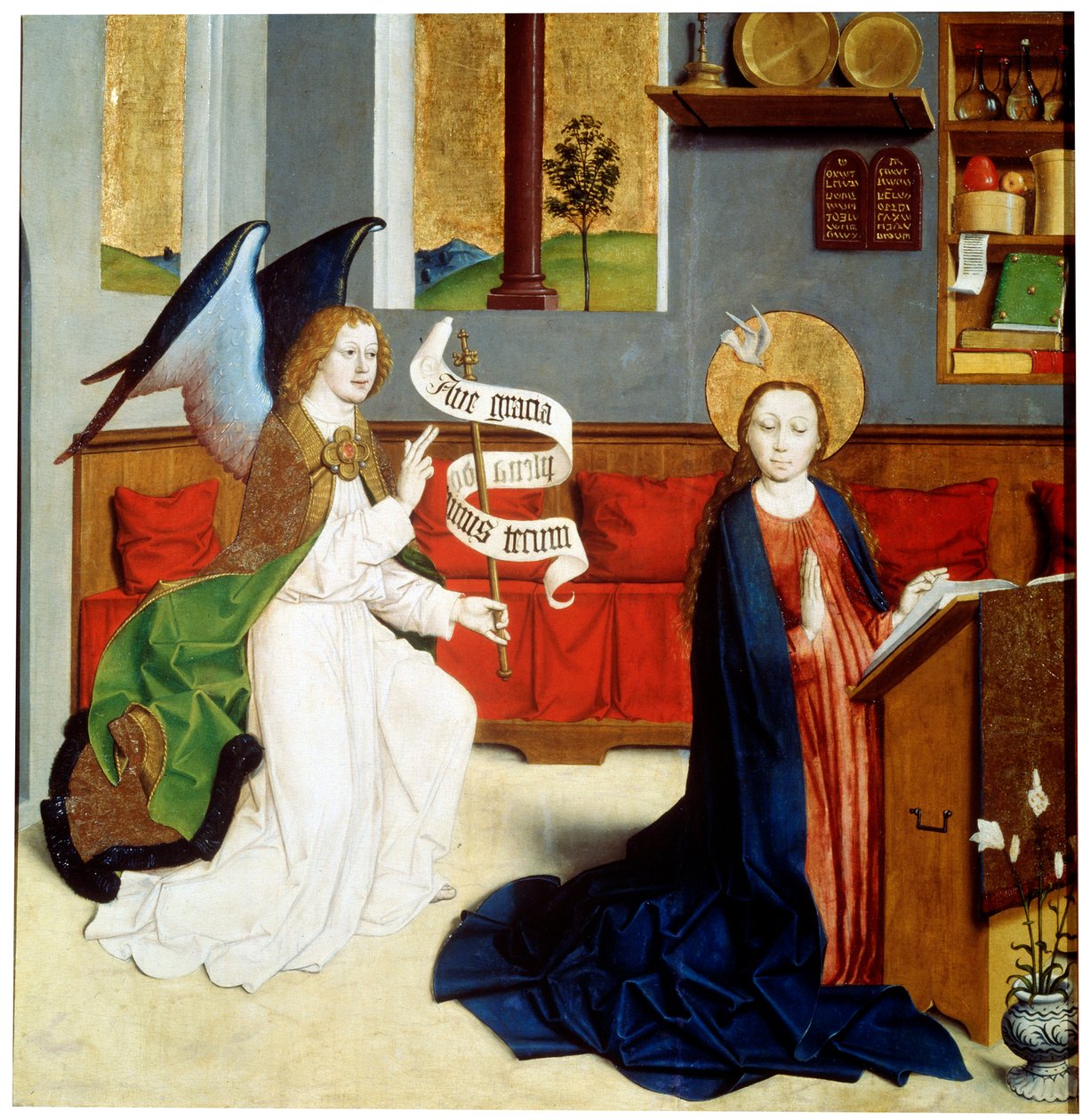 La Anunciación, c1470-c1480 de German Master