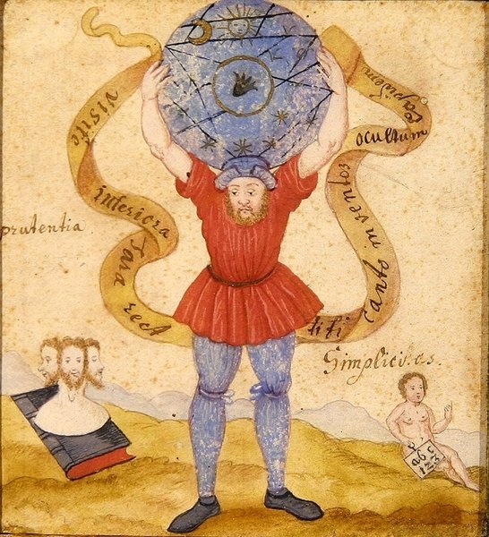 Atlas, c.1605 de German School