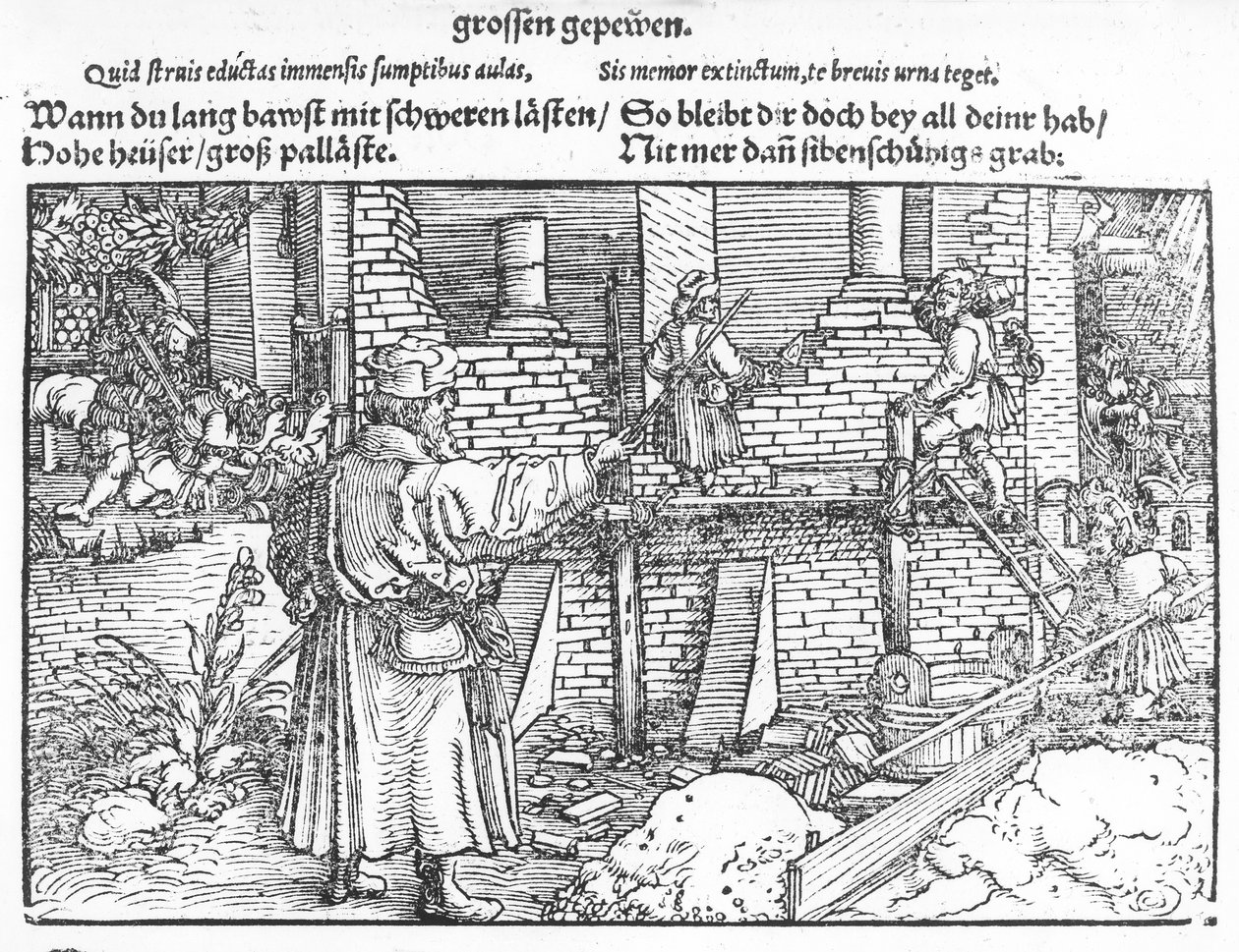 Edificio, c. 1520 de German School