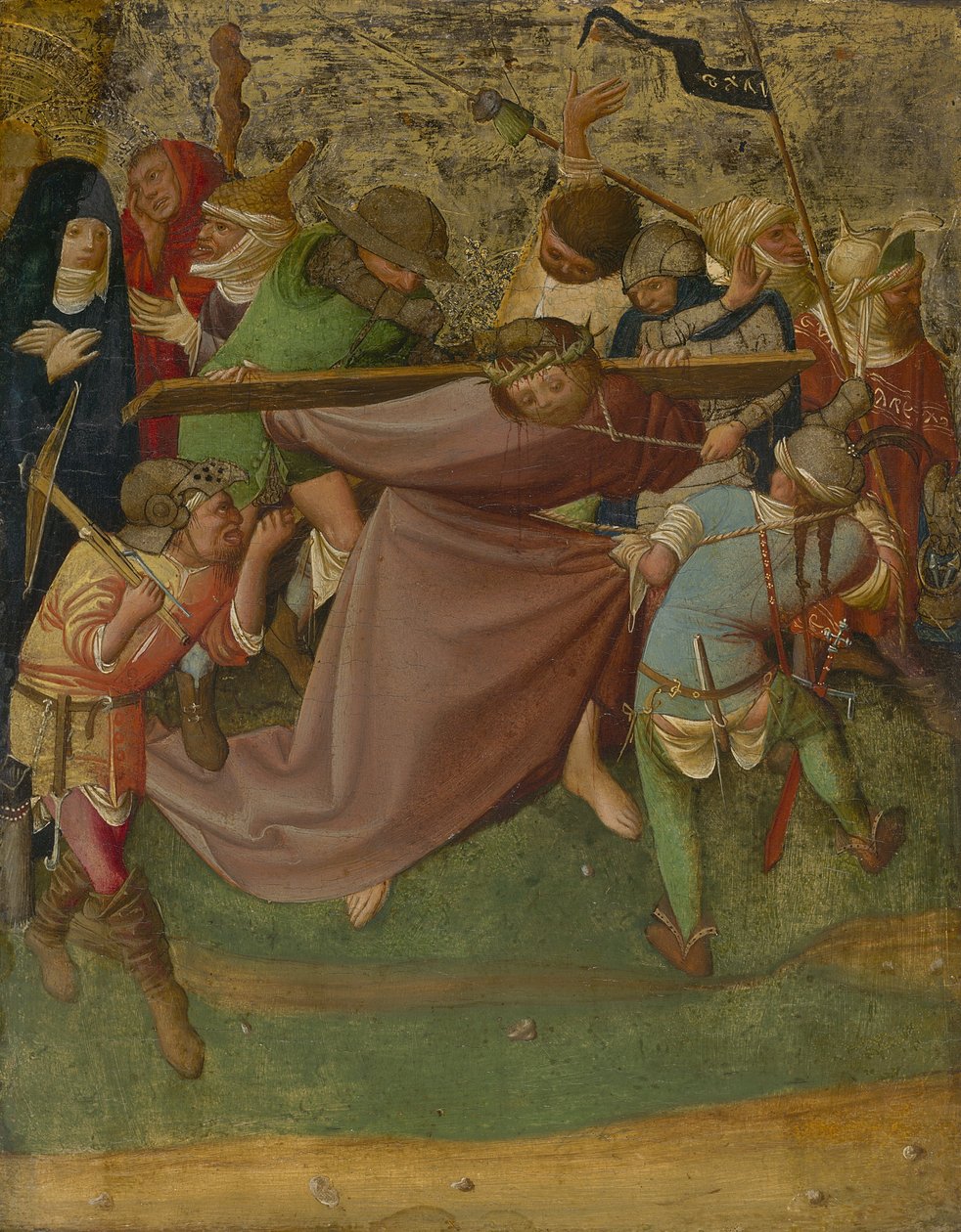 Cristo Cargando la Cruz, 1420-25 de German School