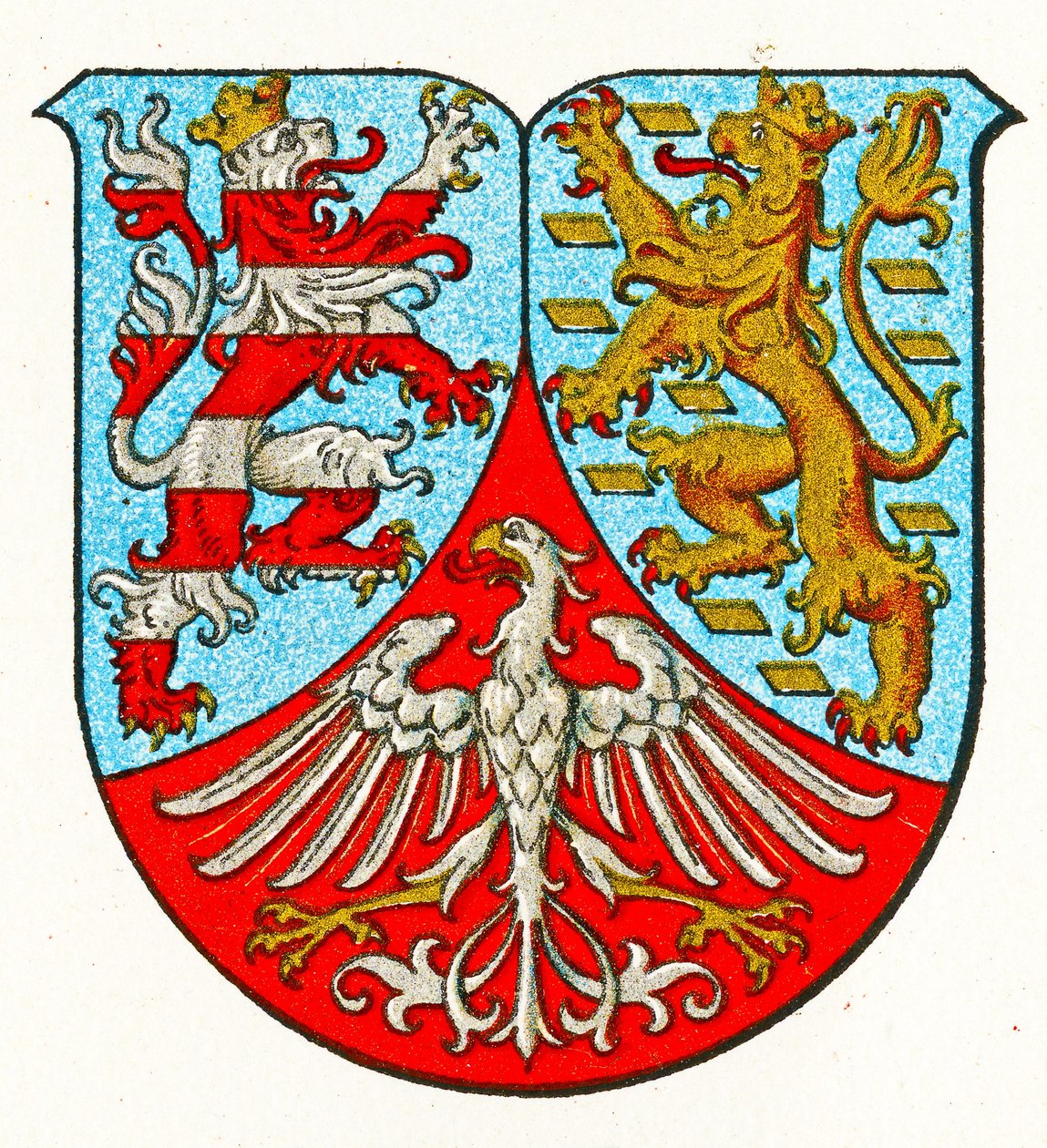 Escudo de armas de Hessen-Nassau, c.1898 de German School