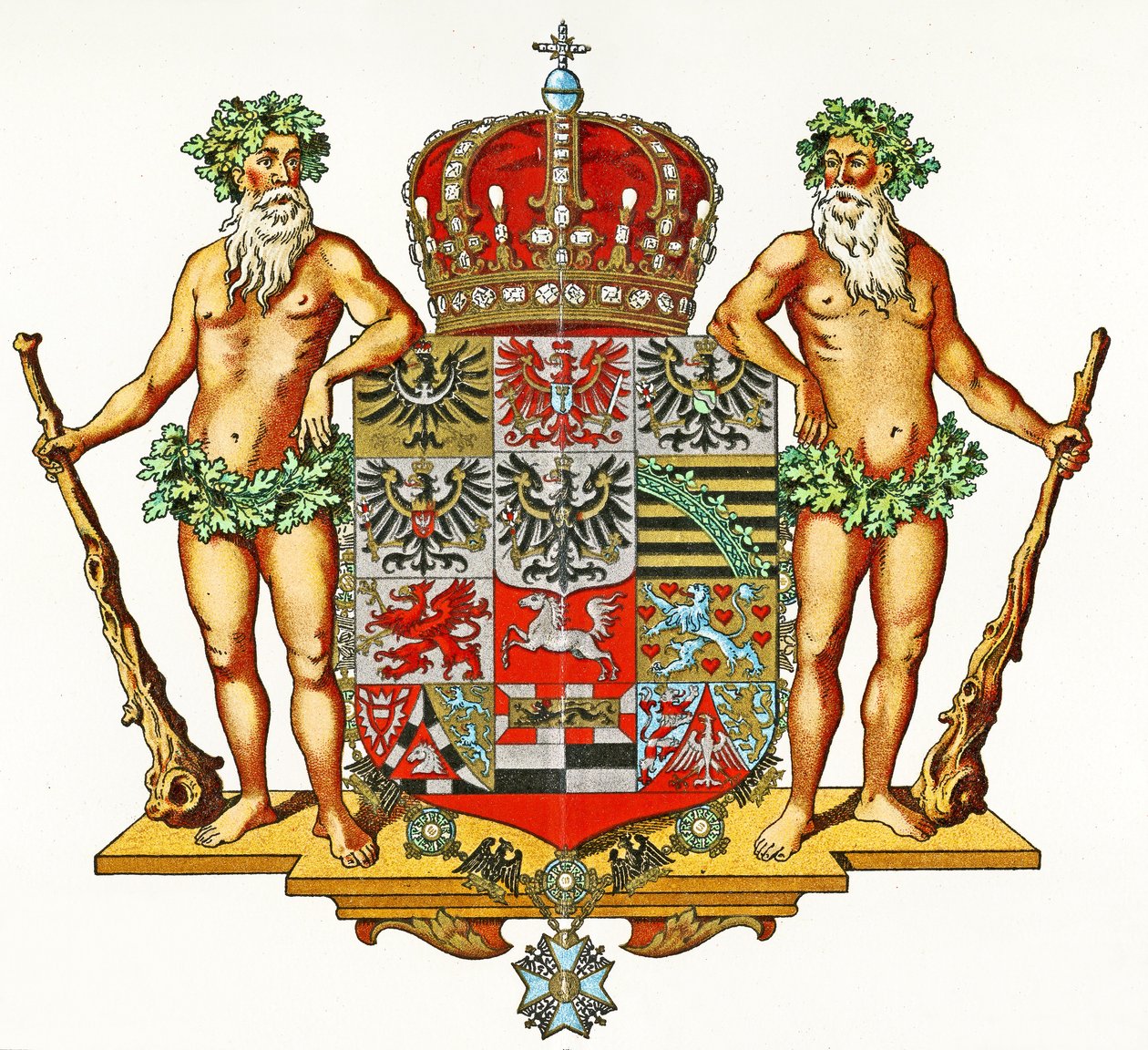 Escudo de armas de Prusia, c.1898 de German School