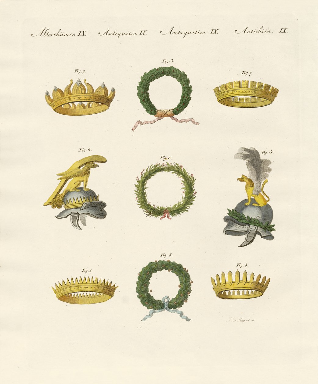 Coronas de los antiguos de German School