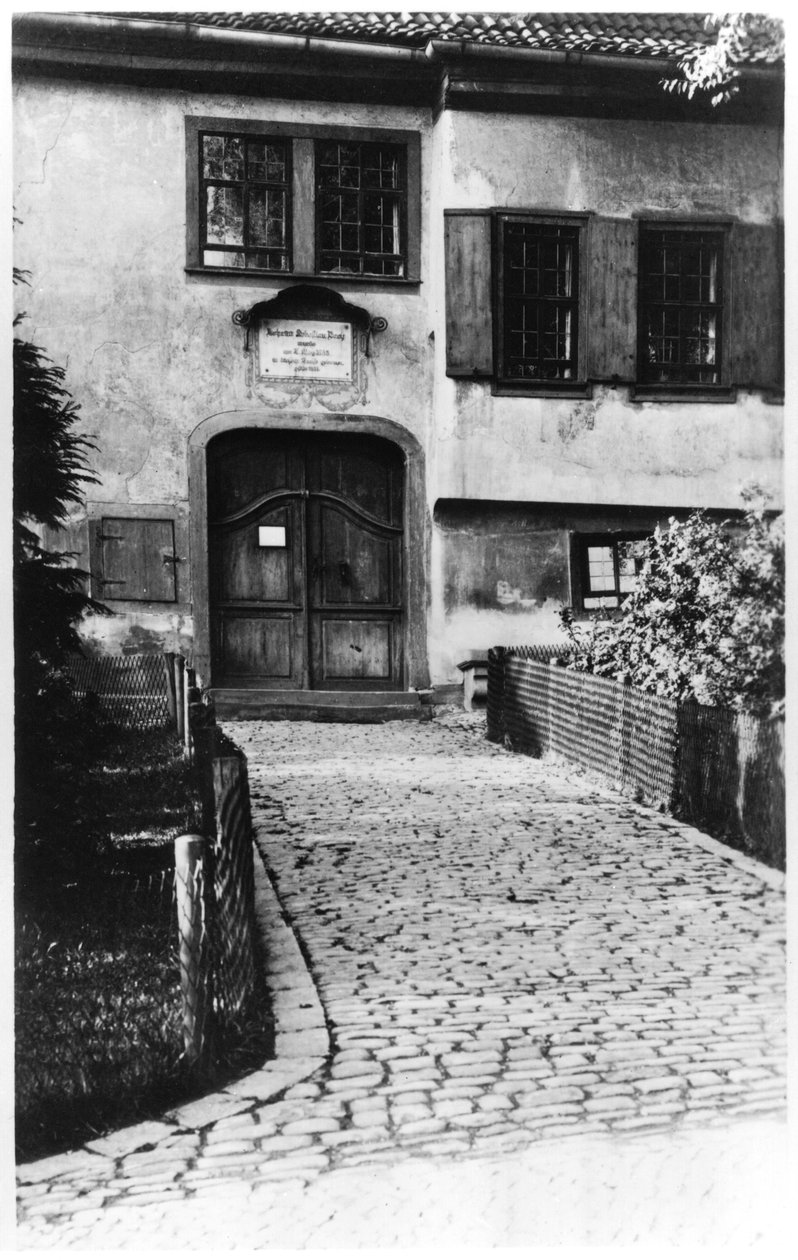 Entrada a la casa de Johann Sebastian Bach (1685-1750) de German School