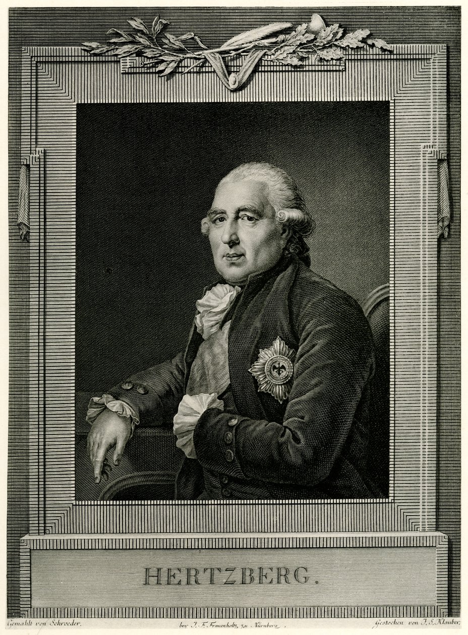 Ewald Friedrich Graf von Hertzberg de German School