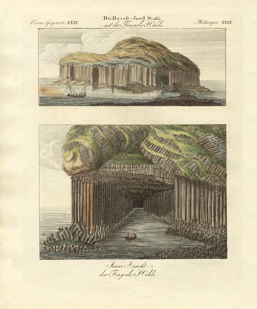 Cueva de Fingal en la isla de Staffa de German School