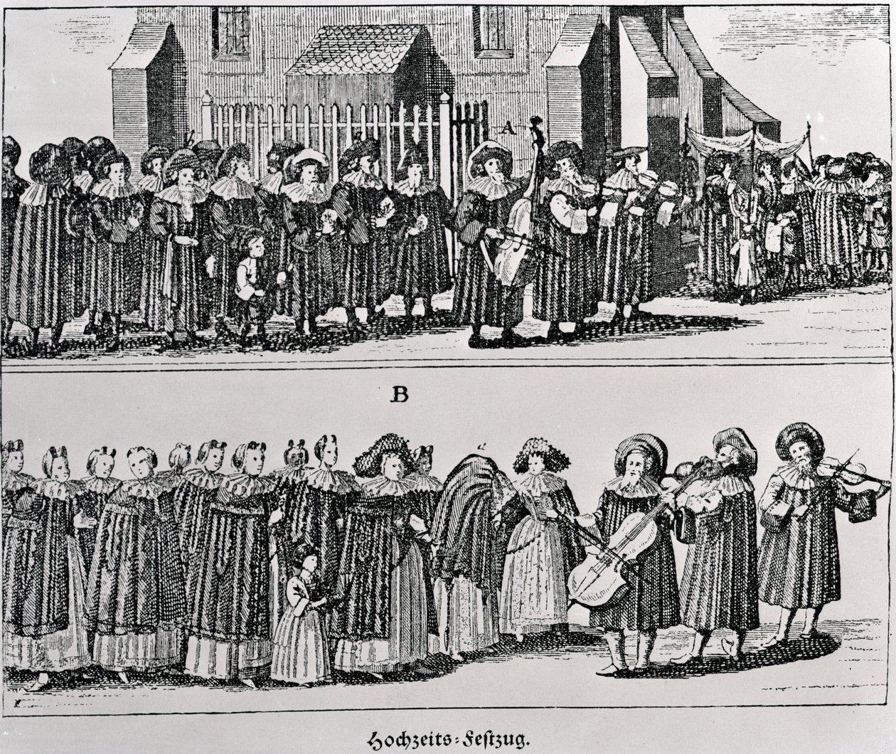 Procesión de carnaval judío de German School