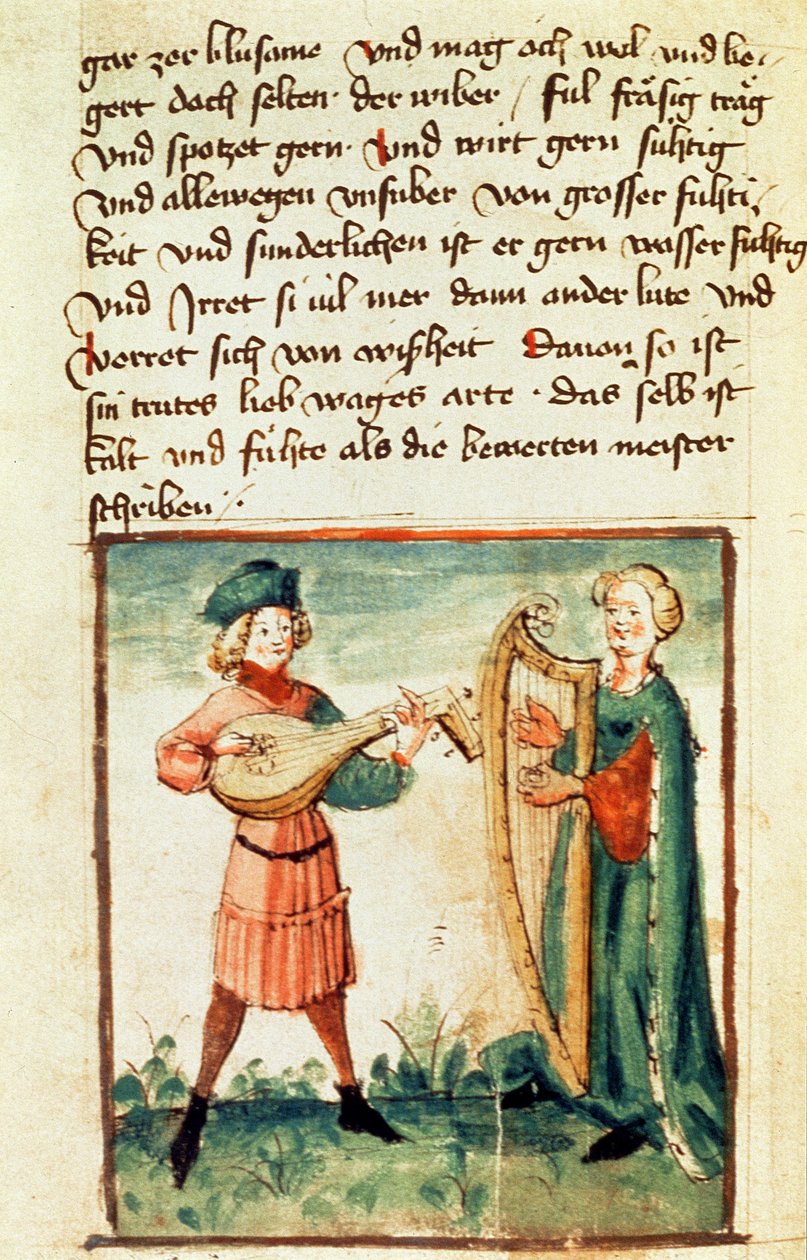 Ms Add 17987 fol.86v El temperamento sanguíneo de German School
