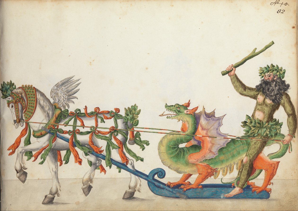 Trineo de Desfile, c.1640 de German School