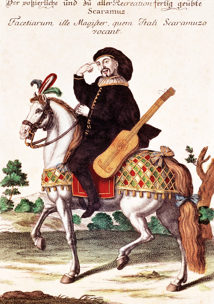 Scaramouche a caballo de German School