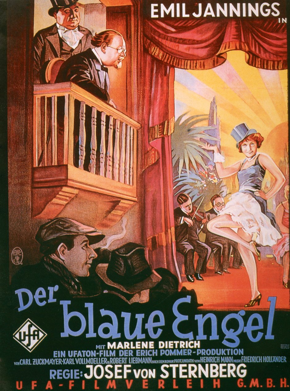 Cartel de la película El ángel azul de German School